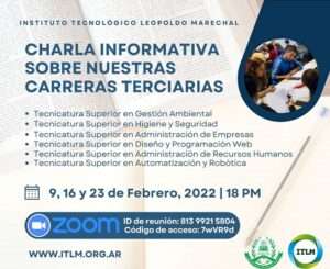 Read more about the article Charlas Informativas Virtuales – Febrero 2022